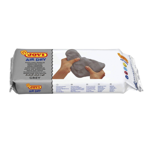 Pâte à modeler Jovi Air Dry 1kg gris