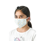 Washable mask, star pattern, size: children, pack of 5 pieces