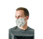 Washable mask, tiger pattern, size: men, pack of 5 pieces
