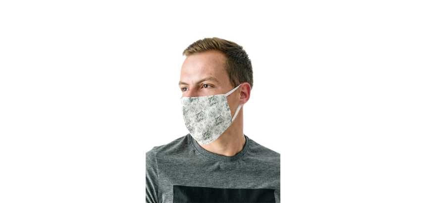 Washable mask, tiger pattern, size: men, pack of 5 pieces