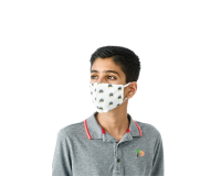 Wasbaar mondmasker, cars motief, maat: kinderen, pak van 5 stuks