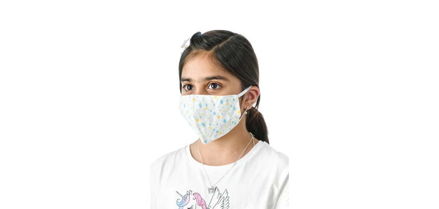 Waschbare Maske, Motiv "Sweat Dreams", Größe: Kinder, Packung mit 5 Stück