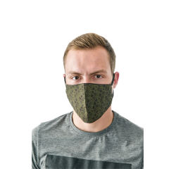 Masque lavable, motif green kites, taille: hommes, paquet de 5 pièces