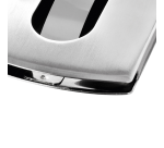 Sigel VZ120 Snap Business Card Holder 12 Cards Stainless Steel Silver