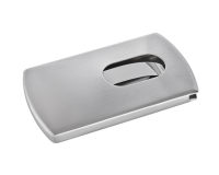 Etui cartes de visite Sigel VZ120 Snap 12 cartes inox argenté