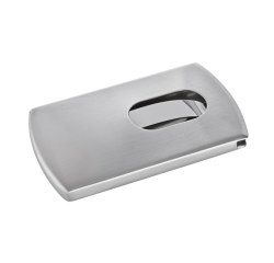Etui cartes de visite Sigel VZ120 Snap 12 cartes inox argenté