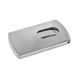 Etui cartes de visite Sigel VZ120 Snap 12 cartes inox argenté