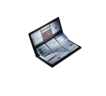 <em>Business card album Sigel VZ175 288 cards faux black leather</em>