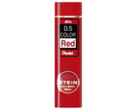 Mine pour portemine Pentel 0.5mm rouge étui 20 pièces