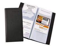 Album cartes de visite Sigel VZ172 192 cartes imitation cuir noir