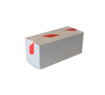 Ruban de signalisation IEZZY 50mmx66m rouge/blanc