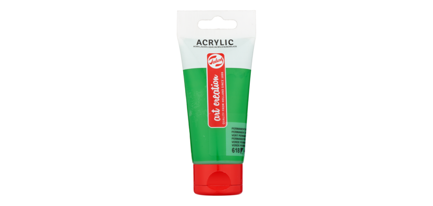 Peinture acrylique Talens Art Creation 618 Vert clair permanent tube 75ml