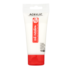 Acrylverf Talens Art Creation 105 titaanwit tube à 75ml