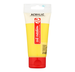 Peinture acrylique Talens Art Creation 275 jaune primaire tube 75ml