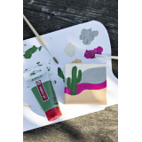 Peinture acrylique Talens Art Creation 572 cyan primaire tube 75ml