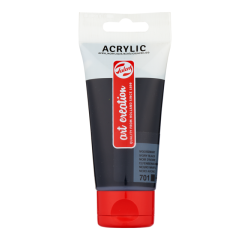 Peinture acrylique Talens Art Creation 701 Noir ivoire tube 75ml