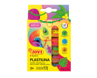 Pâte à modeler Jovi Plastalina 15g néon assorti 6 pièces