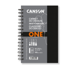 Schetsboek Canson Art Book One spiraalgebonden 80vel 100gr 140x216mm wit