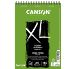 Bloc à dessin Canson XL Dessin A5 30 feuilles 160g blanc