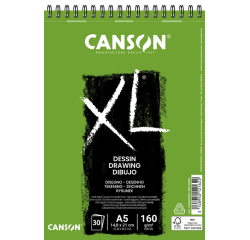 Bloc à dessin Canson XL Dessin A5 30 feuilles 160g blanc