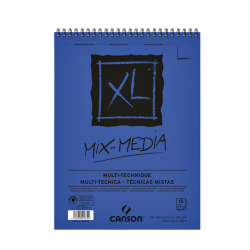 En_bloc dibujo acuarela canson xl mix media grano medio din a5 15 hojas 300 gr/m2