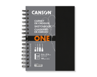 Schetsboek Canson Art Book One spiraalgebonden 80vel 100gr 216x279mm wit