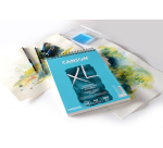 Bloc aquarelle Canson XL A5 20 feuilles 300g spirale blanc
