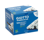 Schoolbordkrijt Giotto doos à 100 stuks wit