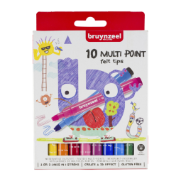 Feutre Bruynzeel Kids Boîte 10 pièces assorti