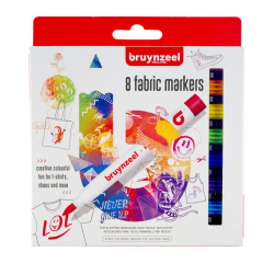 Feutre Bruynzeel Textile Teens set 8 couleurs