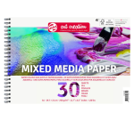 Acryl-aquarelverfpapier Talens Art Creation mixed media A4 wit