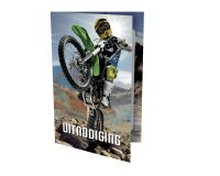 Carte d'invitation Motorcross 9x14cm (NL)