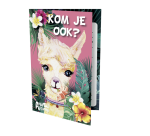 Carte d'invitation Alpaga 9x14cm (NL)