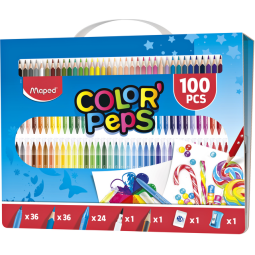Coffret set dessin Maped Color'Peps 100 pièces