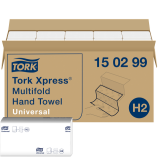 Handdoek Tork Xpress Basis H2 multifold universal 2-laags wit 150299