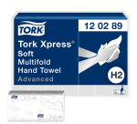 Papel secamanos en zigzag Tork Advanced H2 - Paquete de 3780