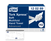 Papel secamanos en zigzag Tork Advanced H2 - Paquete de 3780