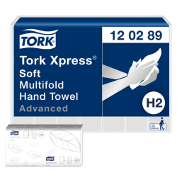 Papel secamanos en zigzag Tork Advanced H2 - Paquete de 3780