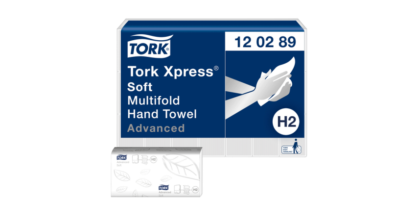 Papel secamanos en zigzag Tork Advanced H2 - Paquete de 3780