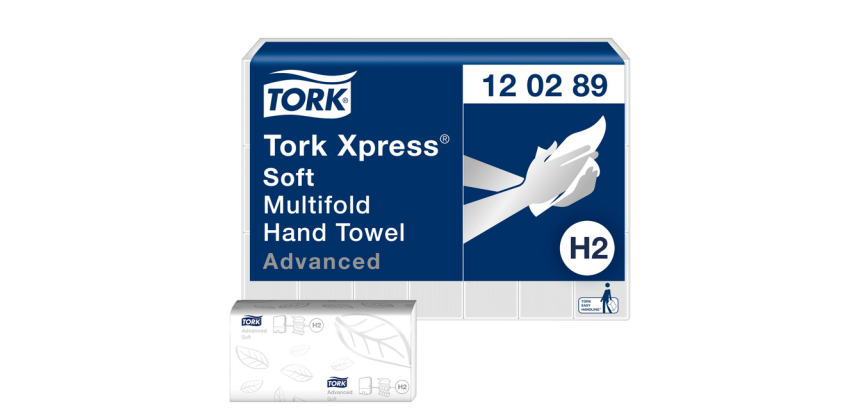 Papel secamanos en zigzag Tork Advanced H2 - Paquete de 3780