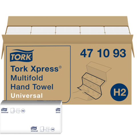 Papel secamanos Tork H2 - Caja de 5000