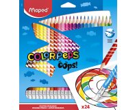 Maped kleurpotlood Color'Peps Oops, 24 potloden in een kartonnen etui