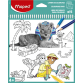 Maped livret de coloriage, pages détachables, ft 20 x 20 cm, paquet de 15 feuilles