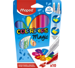 Feutre Maped Color'Peps Magic set 10 couleurs