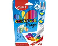 Viltstift Maped Color'Peps Magic set á 10 kleuren