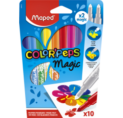 Feutre Maped Color'Peps Magic set 10 couleurs