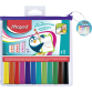 Viltstift Maped Marker'Peps whiteboard set á 12 kleuren