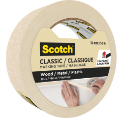 Ruban de masquage Scotch Classic 36mmx50m beige