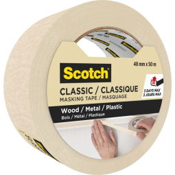 Ruban de masquage Scotch Classic 48mmx50m beige