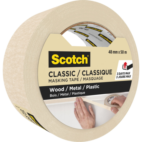 Afplaktape Scotch Classic 48mmx50m beige